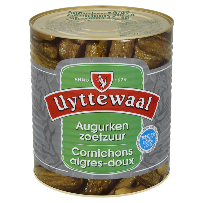 Uyttewaal Augurken Zoetzuur 30/40 Stuks 9700 g (9.7kg)