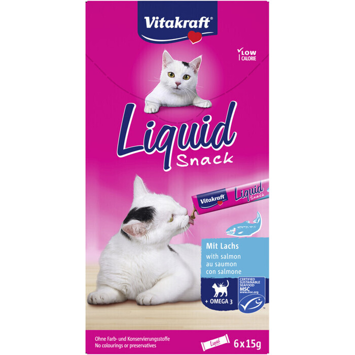 Cat-liquid snack zalm&omega (90g)