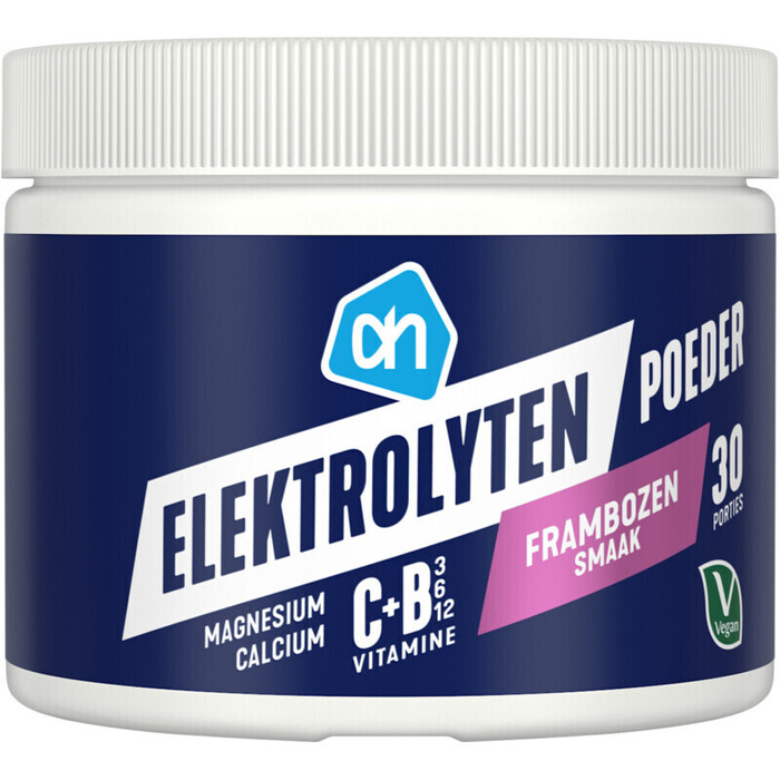 AH Elektrolyten poeder frambozen smaak (150g)