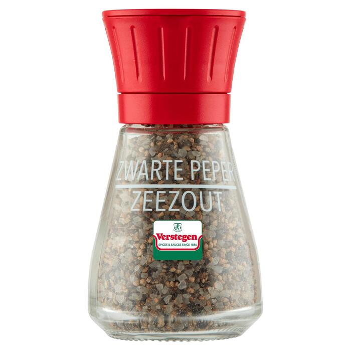 Verstegen Zwarte Peper Zeezout 66 g (Pot, 66g)