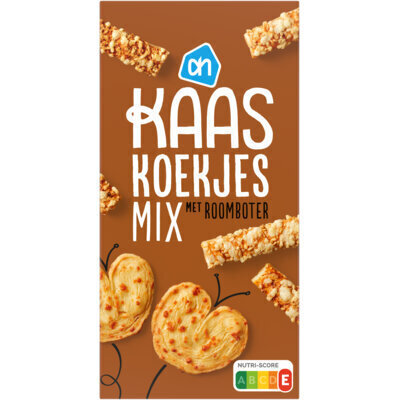 AH Kaaskoekjes bladerdeeg assorti (100g)