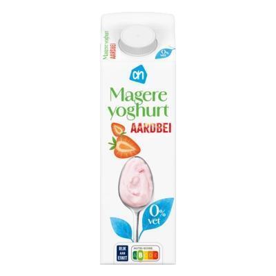 AH Magere yoghurt aardbei (1L)