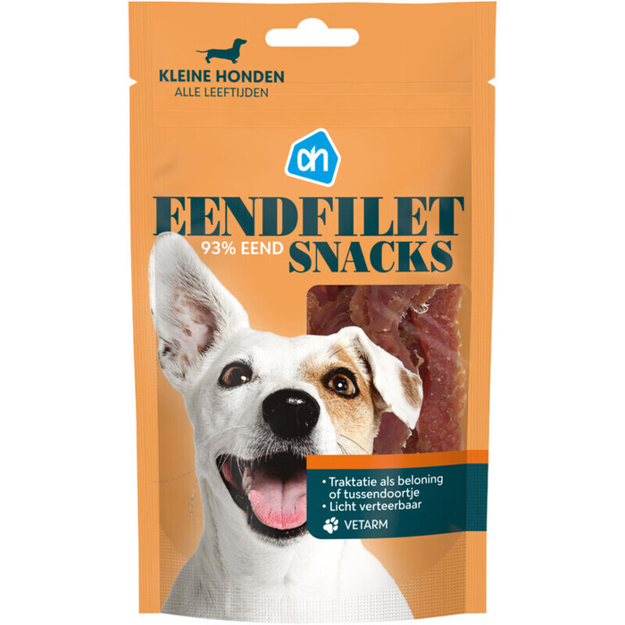 AH Eendfilet snacks voor kleine honden (100g)