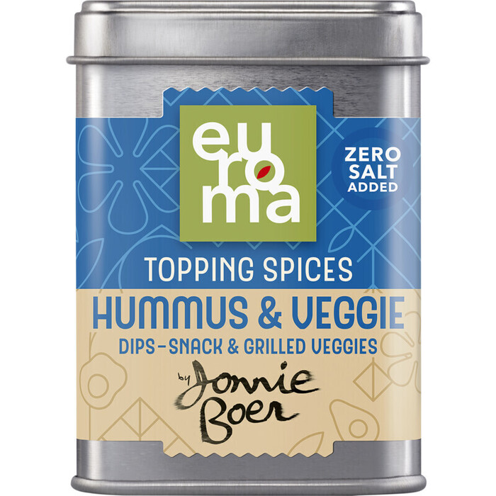 Euroma Hummus & Veggie Topping by Jonnie Boer 37g (38g)