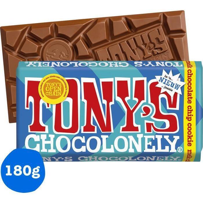 Tony's Chocolonely Chocolate Chip Cookie Melk 180g (180g)