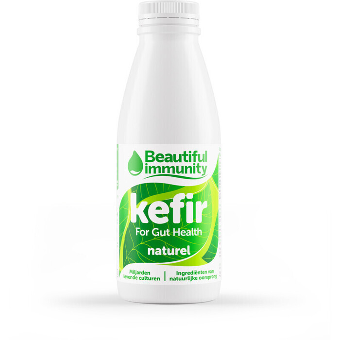 Beautiful Immunity Kefir ondersteunt de darmflora Naturel 500 ml (0.5L)