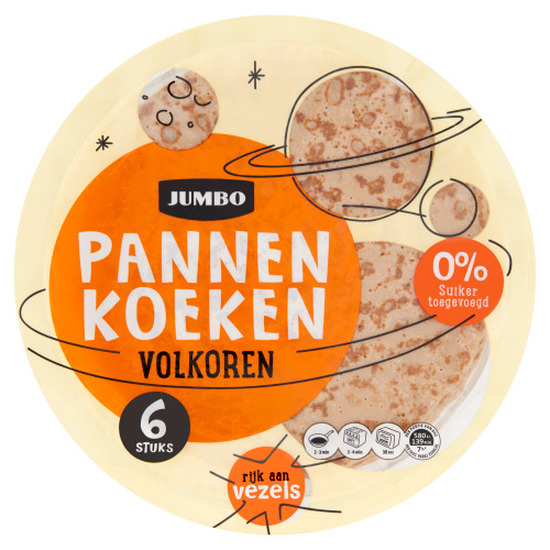 Jumbo Pannenkoeken Volkoren 6 Stuks 360 g (250g)