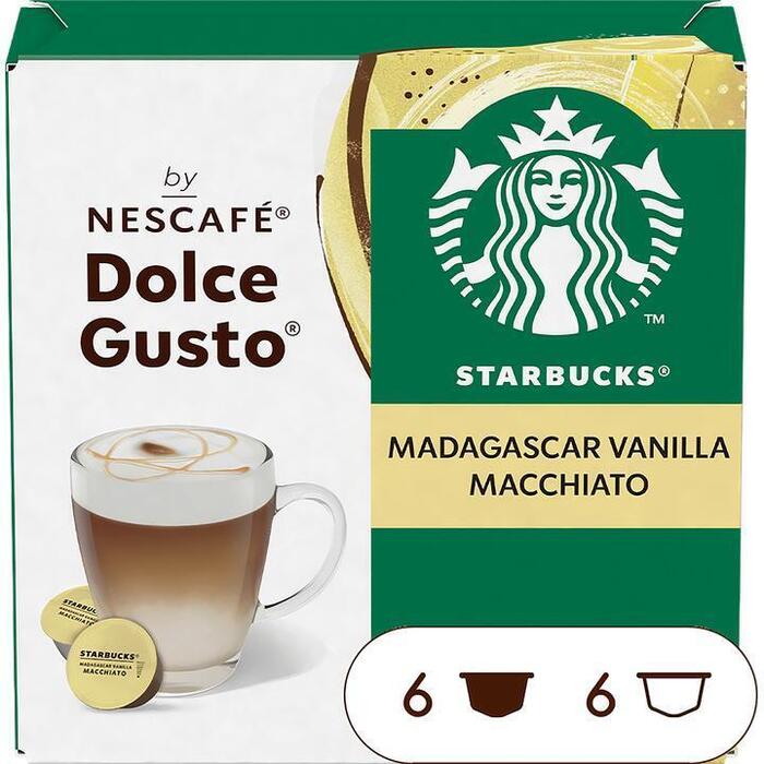 Starbucks® by Nescafé® Dolce Gusto® Madagascar Vanilla Macchiato - 12 koffiecups (132g)