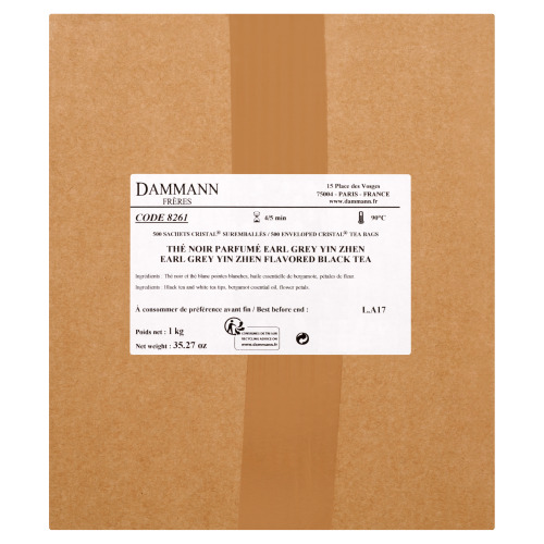 Dammann Earl Grey Yin Zhen Flavored Black Tea 1 kg (1kg)
