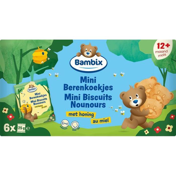 Bambix Mini Berenkoekjes Met Honing 150 g