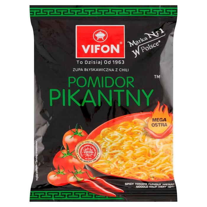 Vifon Pomidor Pikantny Instant Noedelsoep Mega Ostra 70g (70g)