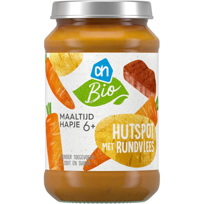 AH Biologisch Hutspot met rundvlees 6m05 (190g)