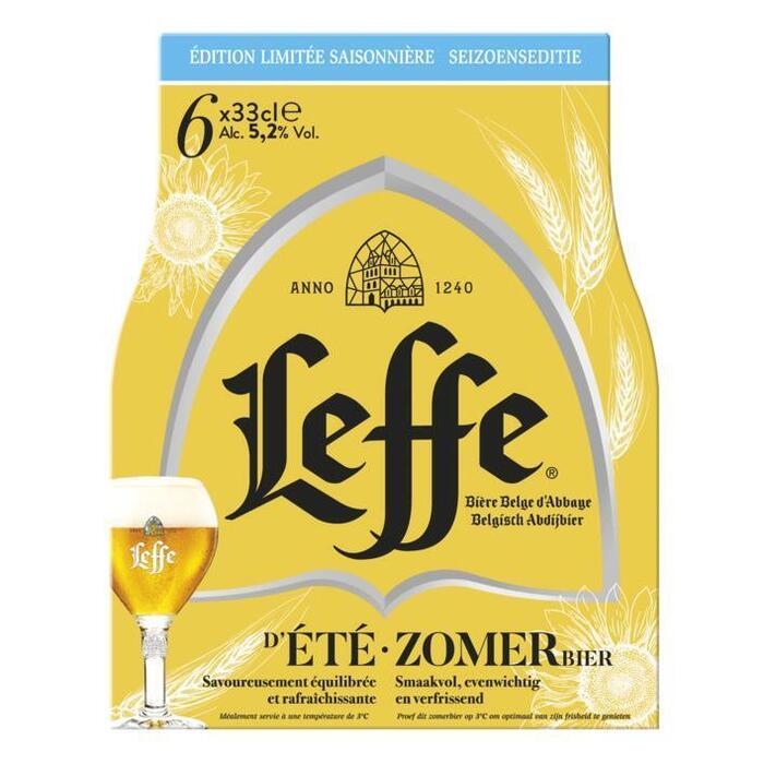 Leffe d'Été Zomerbier fles 6 x 30 cl (Set, 6 × 33cl)