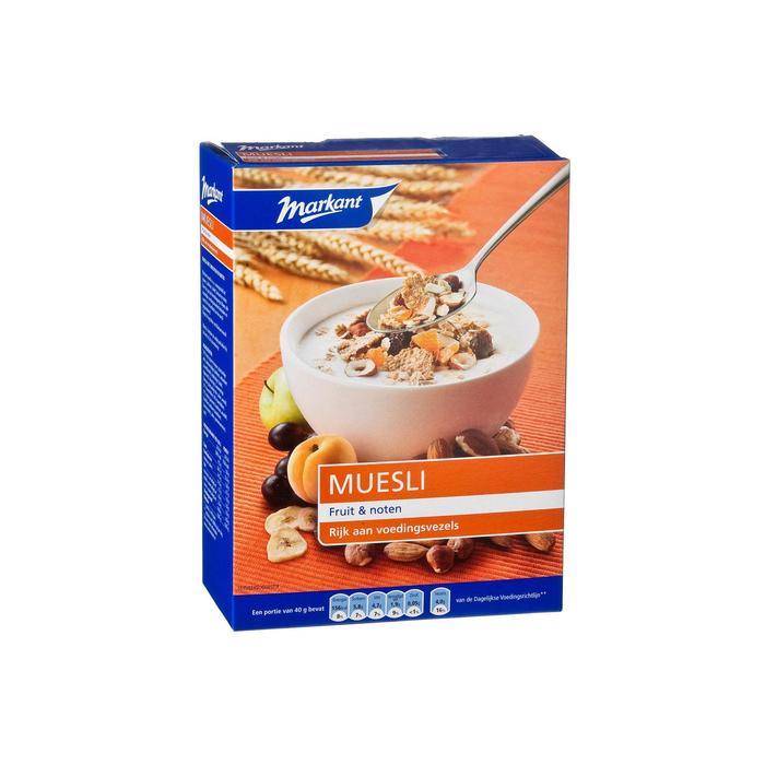 Muesli Fruit & Noten (doos, 375g)