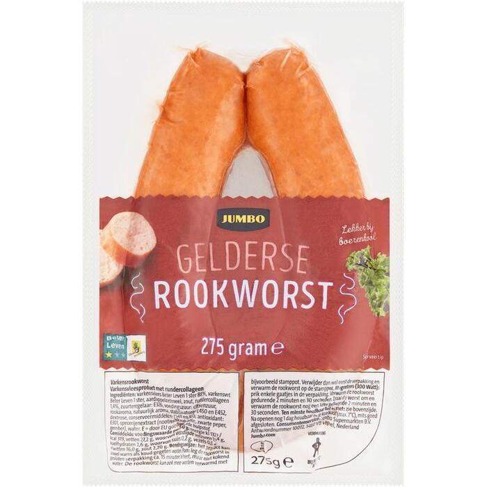 Jumbo Gelderse Rookworst 275 g (275g)