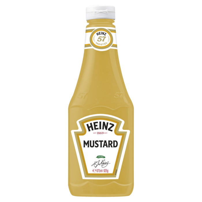 Heinz Mosterd 925 g Fles (925g)