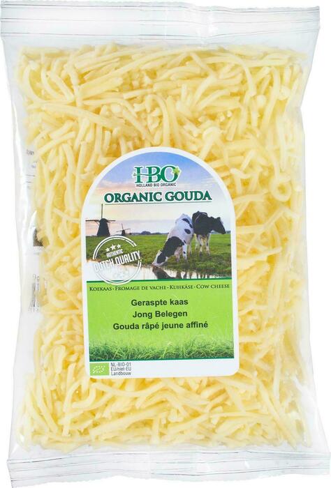 Geraspte jong belegen kaas (150g)