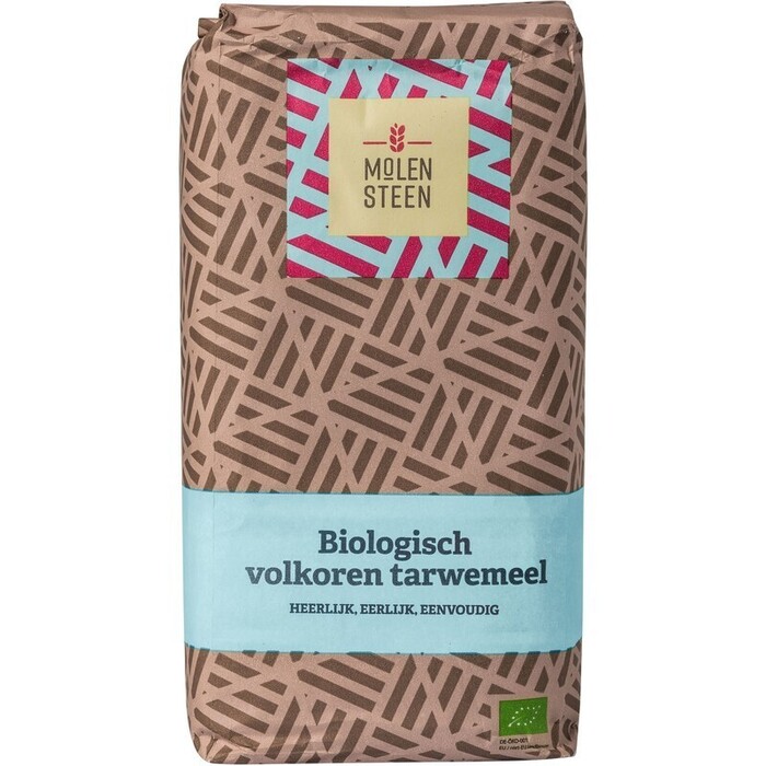 Molensteen Biologisch volkoren tarwemeel (1kg)