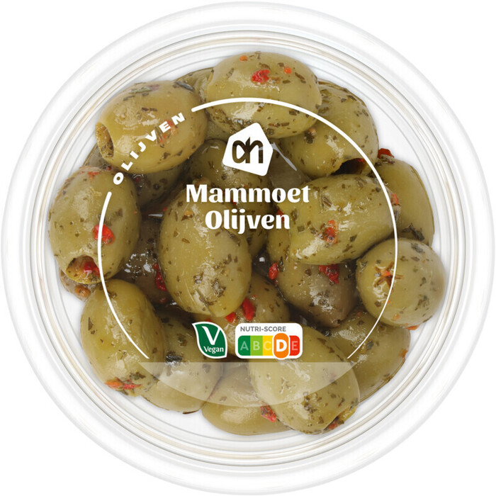 AH Mammoet olijven (130g)