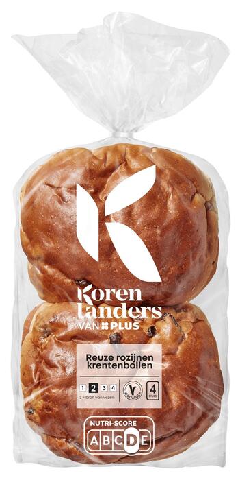 PLUS Reuze krenten rozijnen bollen