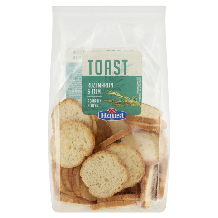 Haust Toast Rozemarijn & Tijm 125 g (125g)