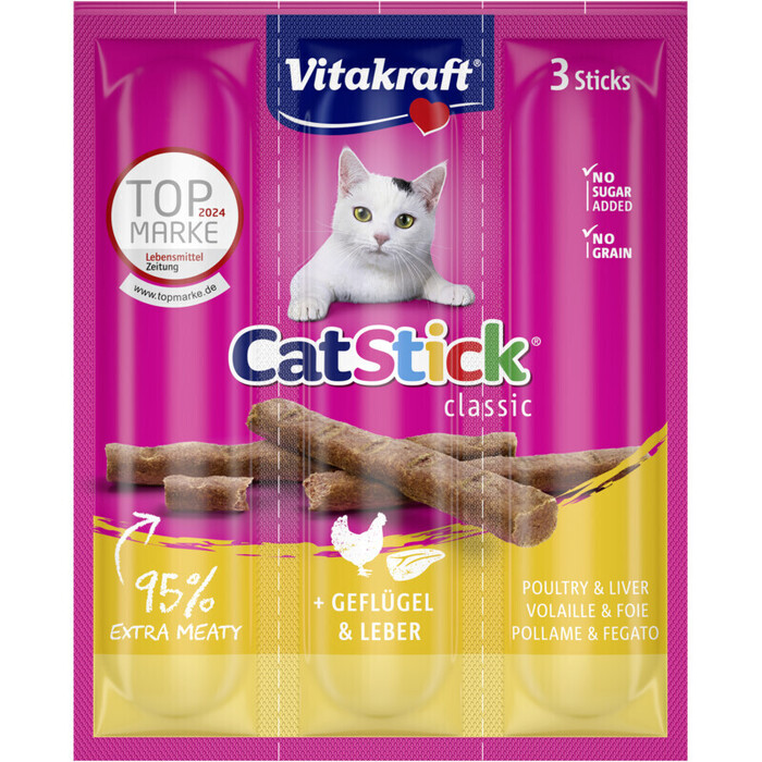 Vitakraft Catsticks mini gevogelte-lever (18g)