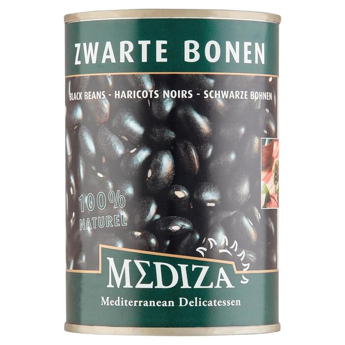 Food Mediza Zwarte Bonen (Blik, 400g)