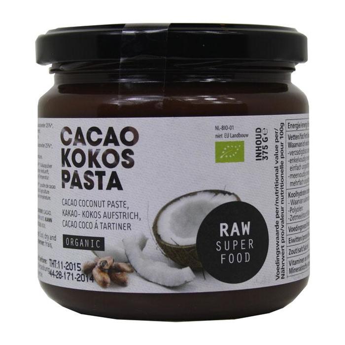 Raw Organic Food Cacao kokos pasta biologisch (Pot, 375g)