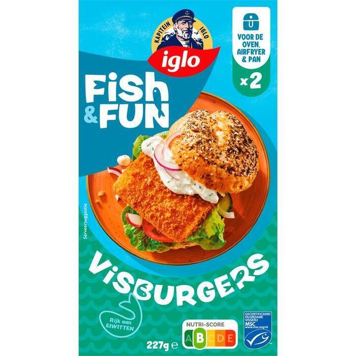 2 Fish Filet Burgers, MSC (Stuk, 230g)
