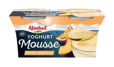Yoghurt mousse perzik maracuja 2 st. (2 × 95g)