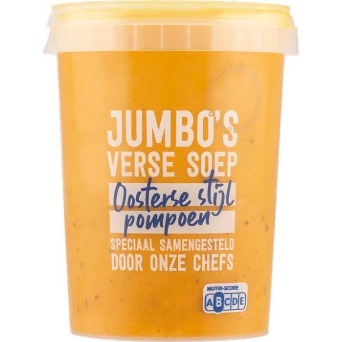 Jumbo's Verse Soep Oosterse Stijl Pompoen 500 g (500g)