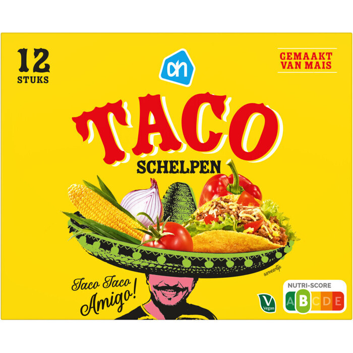 AH Taco schelpen (135g)