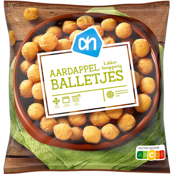 Aardappelballetjes (zak, 600g)