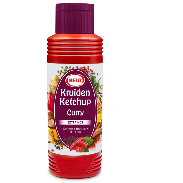 Hela Kruiden ketchup curry extra hot (30cl)