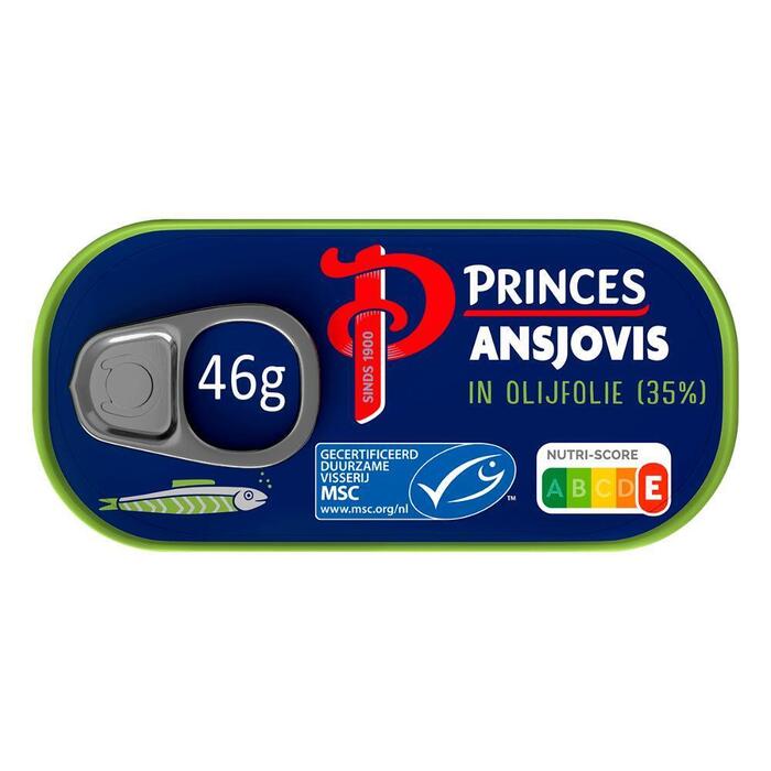 Ansjovis in olijfolie (Blik, 46g)
