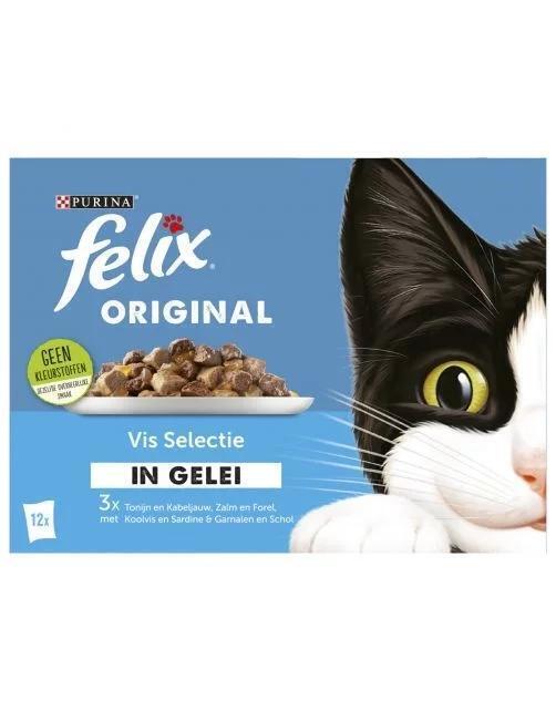 FELIX Original Vis Selectie in Gelei 12x85g (12 × 85g)