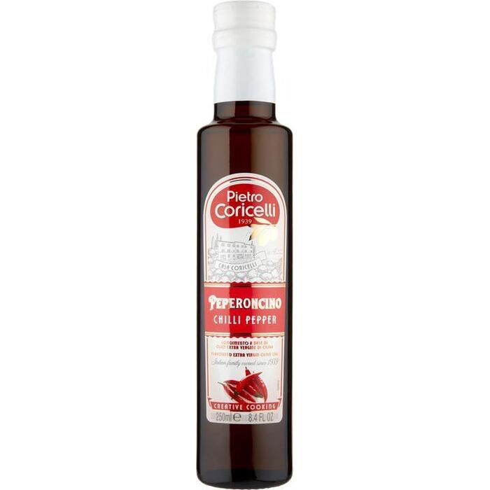 Pietro Coricelli Extra Virgine Olijfolie Chili Peper 250ML (250ml)