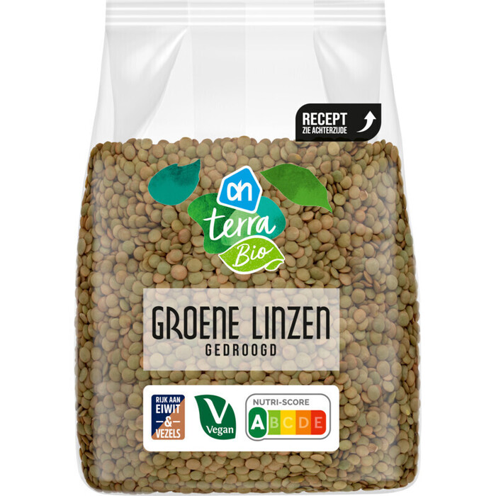 AH Biologisch Groene linzen (500g)