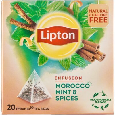 Lipton Thee Infusie Morocco Mint & Kruiden (40g)