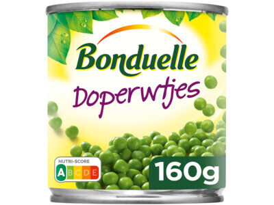 Bonduelle Doperwtjes Zeer Fijn 160 g (Stuk, 160g)
