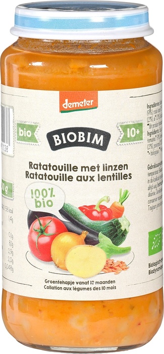 Ratatouille met linzen 10+ (250g)