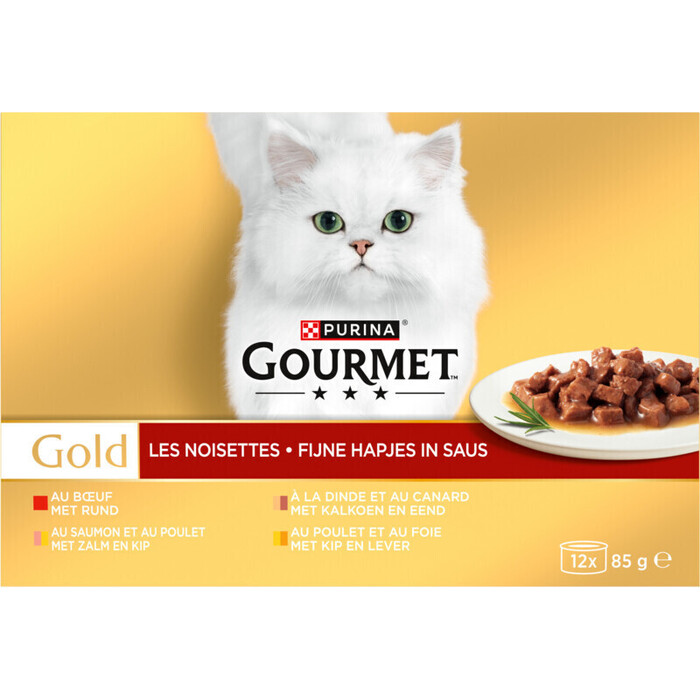 Gourmet Gold fijne hapjes (12 × 85g)