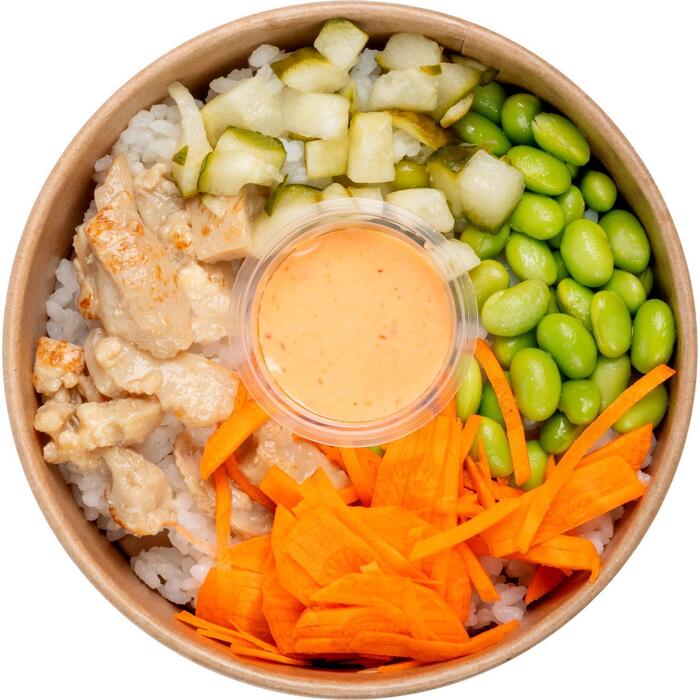 Poke bowl kip (280g)