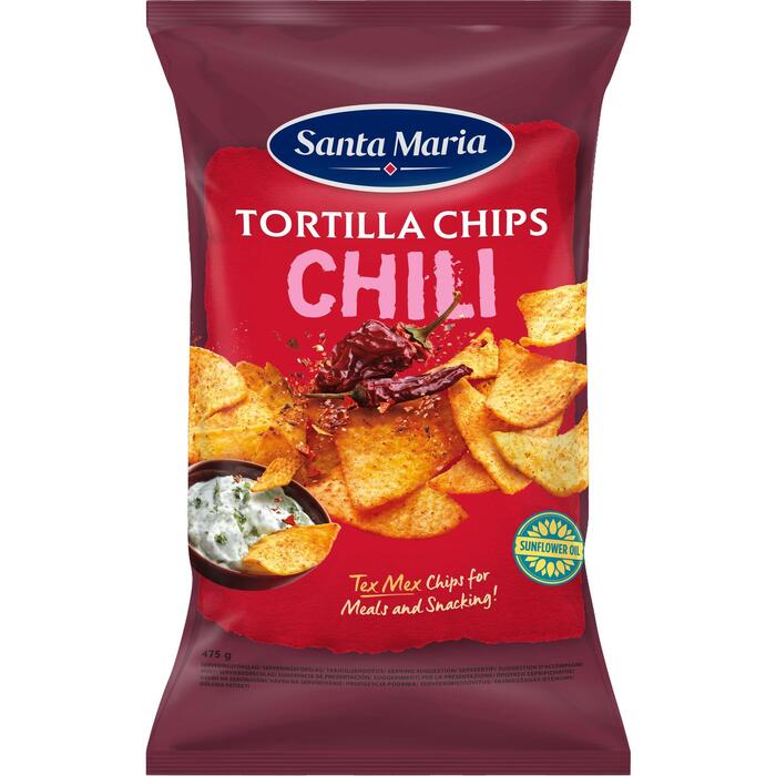 Santa Maria Tortilla Chips Chili (Zak, 475g)
