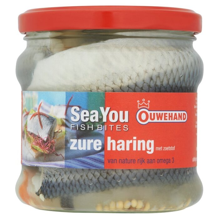 Sea You Fishbites, Zure Haring, MSC (Pot, 355g)