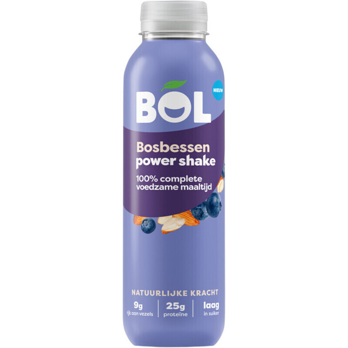 Bol Power shake bosbessen (410g)