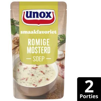 Unox romige mosterdsoep (Zak, 0.57L)