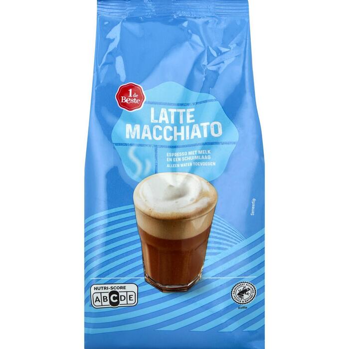 1 de Beste Oploskoffie latte macchiato (250g)