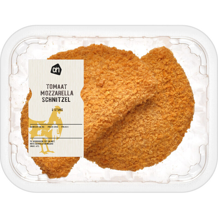 AH Kipschnitzel tomaat-mozzarella bel (2 × 125g)