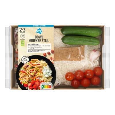 AH Gesneden verspakket bowl Griekse stijl (765g)